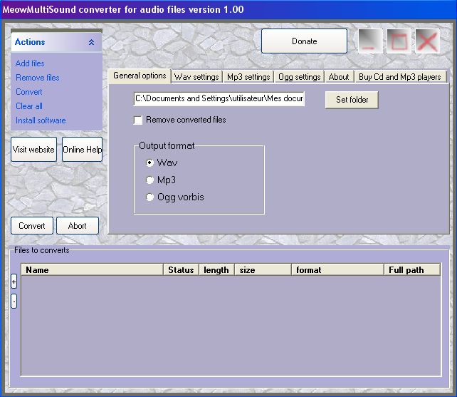 MeowMultiSound 1.01 software screenshot