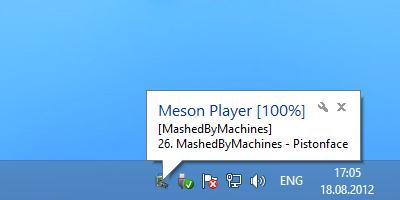 Meson Player 0.5 Alpha software screenshot