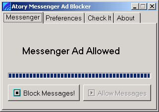 Messenger Ad Blocker 3.0 software screenshot