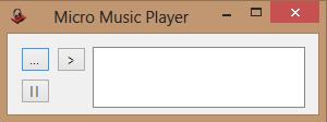 Micro Music Player 1.6.1 software screenshot