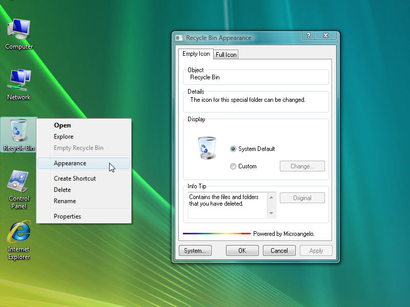 Microangelo On Display 6.10.70 software screenshot