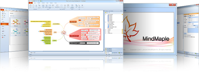 MindMaple Lite 1.65.1.184 software screenshot