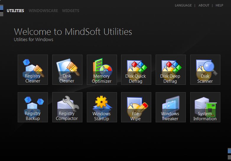 MindSoft Utilities 2011 11.50.2051 software screenshot