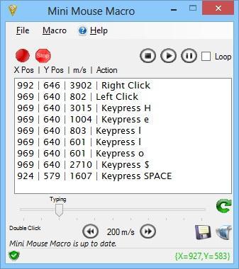 Mini Mouse Macro 6.2.0.0 software screenshot