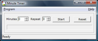 Minute Timer 1.8 software screenshot