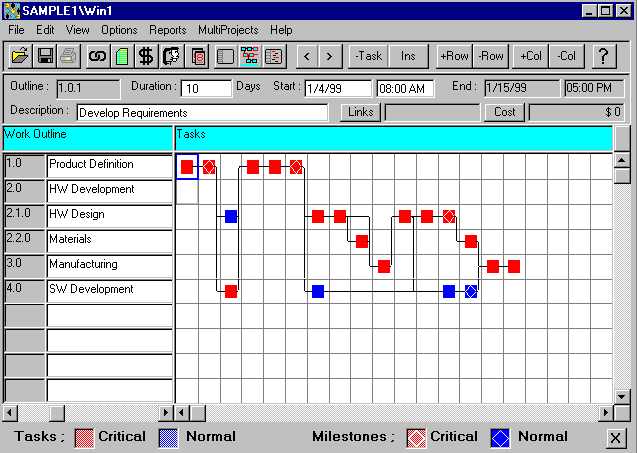 MinuteMan 7.5A software screenshot
