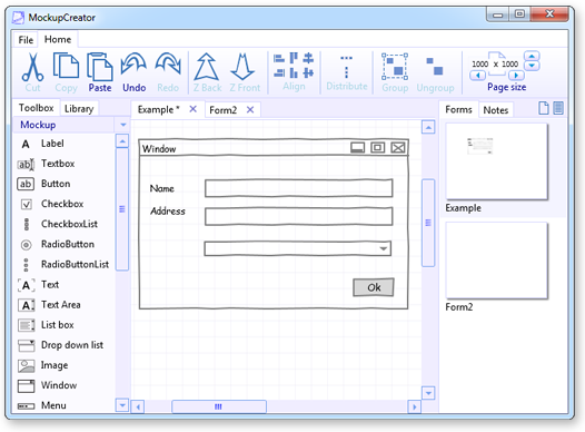 MockupCreator 3.5 software screenshot