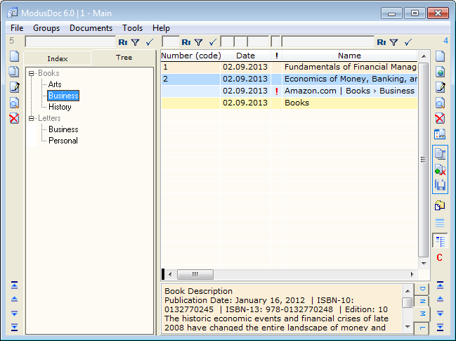 ModusDoc 6.2.238 software screenshot