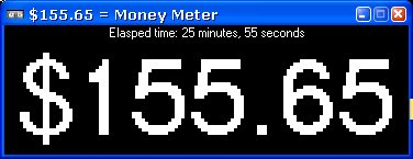 Money Meter 1.00 software screenshot