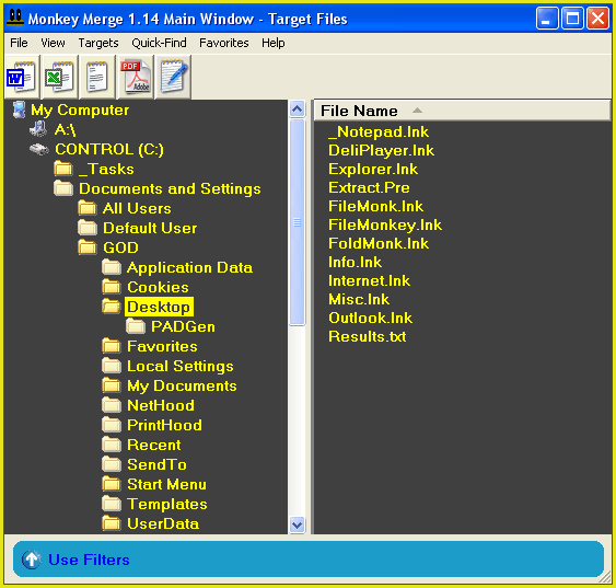 Monkey Merge 1.23 software screenshot