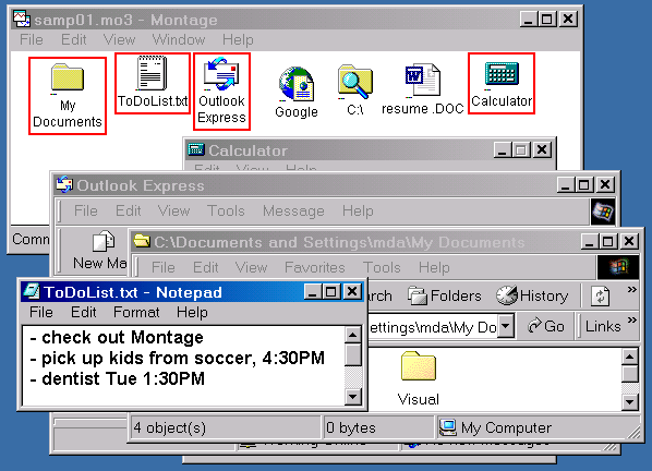 Montage 3.0.577 software screenshot