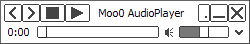 Moo0 AudioPlayer 1.55 software screenshot