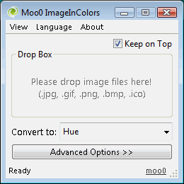 Moo0 Image Colors 1.23 software screenshot