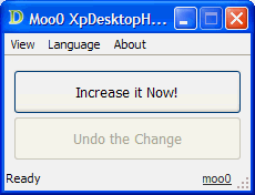 Moo0 Xp Desktop Heap 1.09 software screenshot