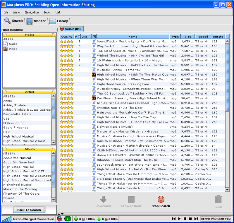 Morpheus PRO 5.8.5 software screenshot
