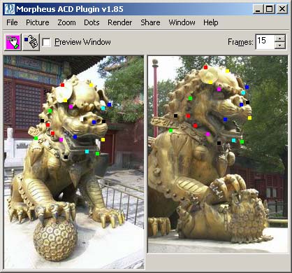 Morpheus Photo Animator 1.85 software screenshot