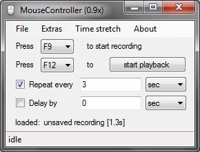 MouseController 1.8.1 software screenshot
