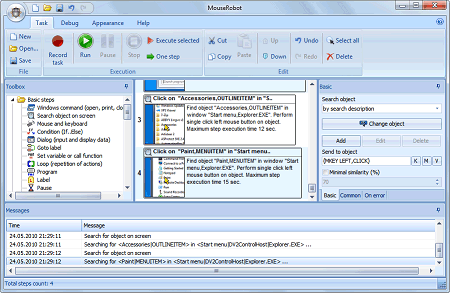 MouseRobot 2.1 software screenshot