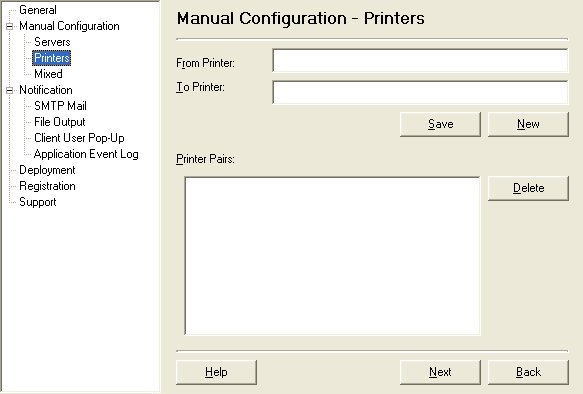 Move My Printers 03.01.01 software screenshot
