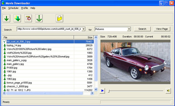 Movie Downloader 2.1 software screenshot