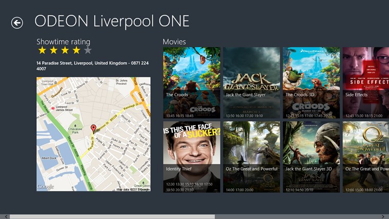 Movie ShowTime for Windows 8 8.0.0.8 software screenshot