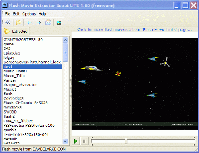 Movies Extractor Scout LITE 2.31 software screenshot