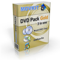 Movkit DVD Pack Gold 2.8.0 software screenshot