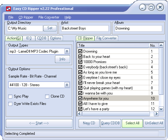 Mp3 To All Converter 1.37.1 software screenshot