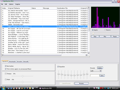 Mp3Doctor Pro 1.04 software screenshot