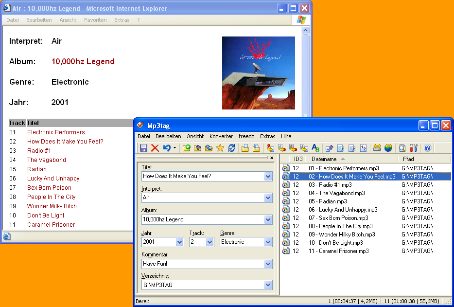Mp3tag Free 2.79 software screenshot