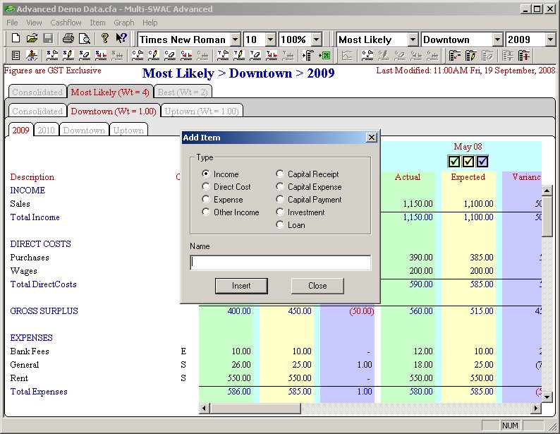 Multi-SWAC Advanced 1.0.23.2 software screenshot