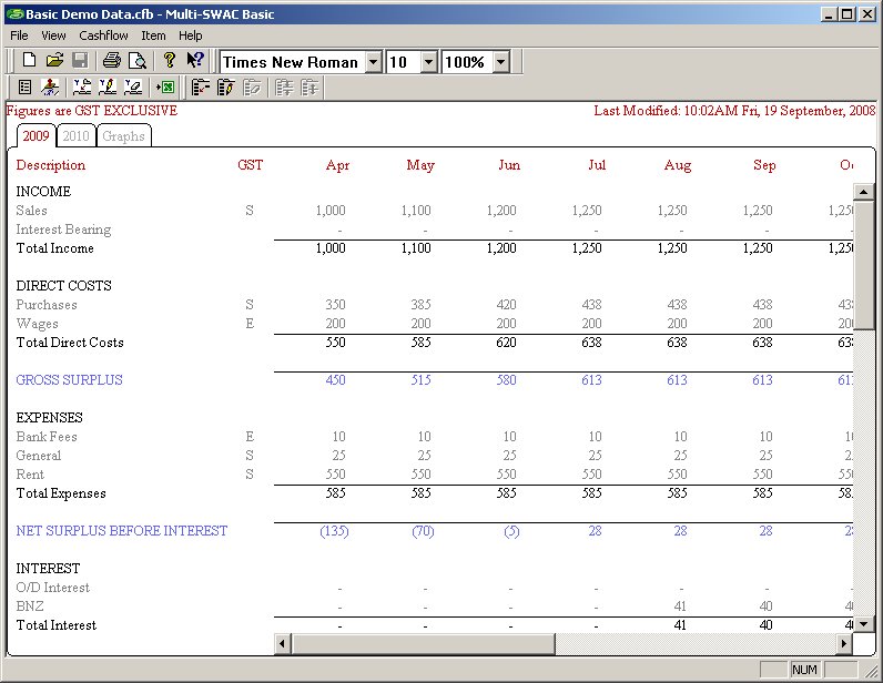 Multi-SWAC Basic 1.0.23.2 software screenshot