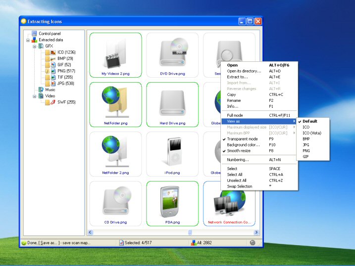 MultiExtractor 4.6.5 software screenshot