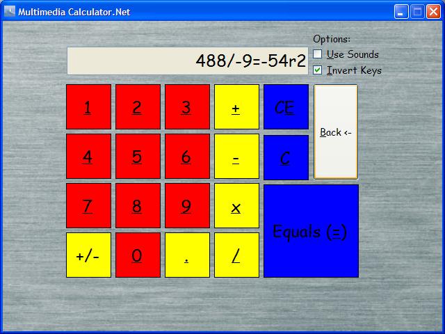 Multimedia Calculator.Net 2.0.0.10 software screenshot