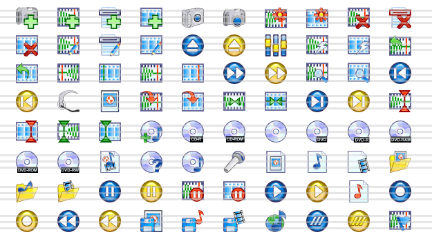 Multimedia Icon Collection 1.0 software screenshot