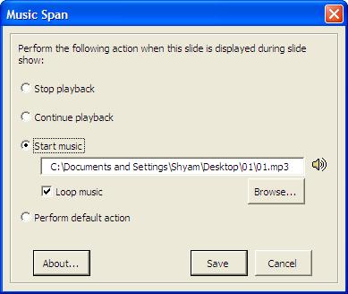 Music Span  software screenshot