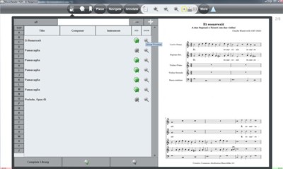MusicReader PDF 4.94 software screenshot