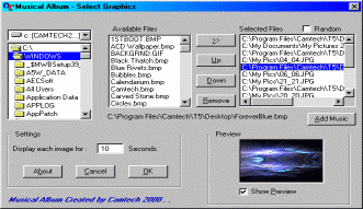 Musical Album 1.0 software screenshot