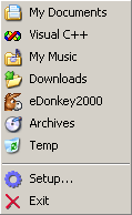 My Folders 1.2 software screenshot