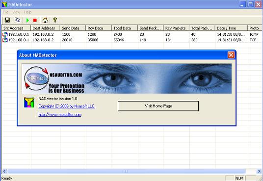 NADetector 1.5.8 software screenshot