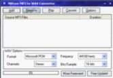 NBFree MP3 to WAV Converter 2.0 software screenshot