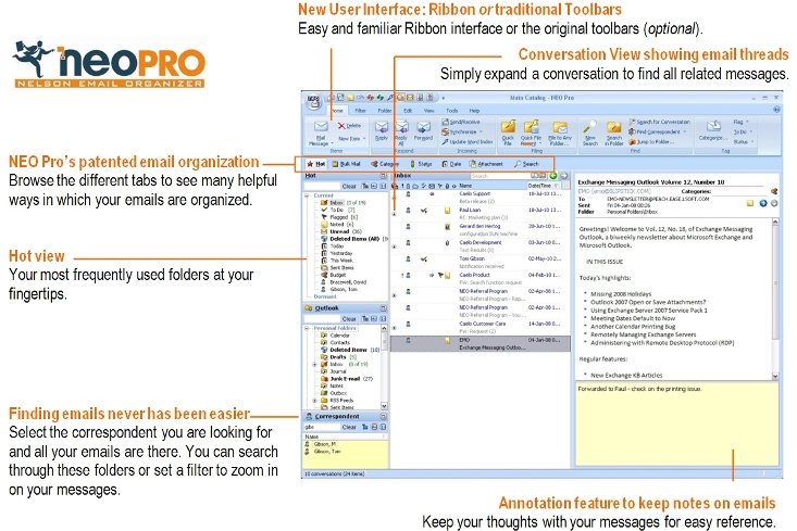 NEO Pro 7.00.7020 software screenshot