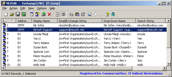 NK2Edit 3.28 software screenshot