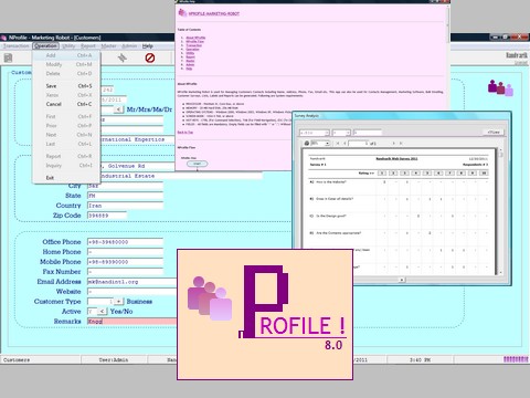 NProfile 8.0.214 software screenshot