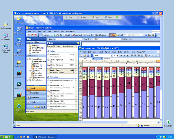 NTRconnect 2.0 software screenshot