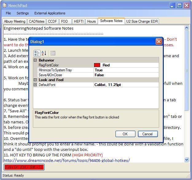 NeechPad 1.1.2.0 software screenshot