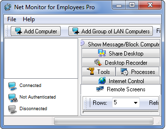 Net Monitor for Employees Pro 5.4.3 software screenshot