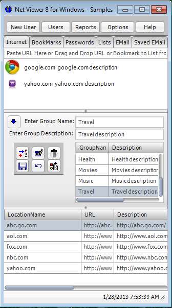 Net Viewer 8 software screenshot