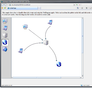 NetDiagram ASP.NET Control 5.0.5 software screenshot