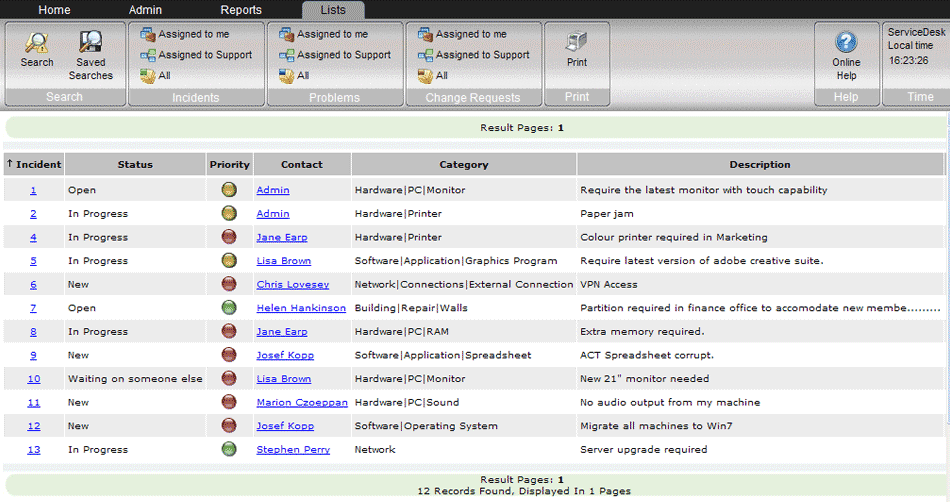 NetSupport Servicedesk 3.0 software screenshot